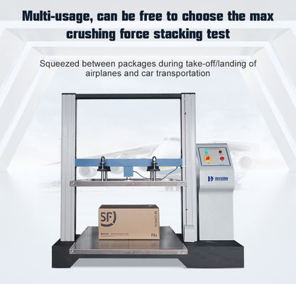 5T Computer Container Carton Compression Tester With 1/250000 Resolution