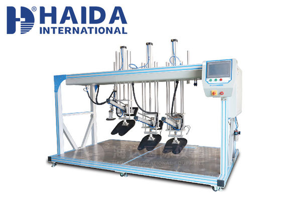 Harga bagus Peralatan Pengujian Furnitur PLC, Penguji Daya Tahan Sofa Tiga Kursi, Deteksi Beban Multi Lokasi on line