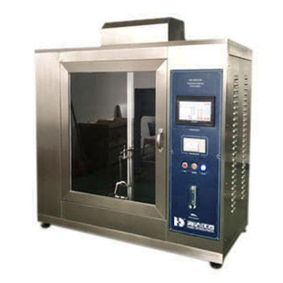 Harga bagus Peralatan pengujian penyebaran api vertikal untuk tekstil dengan sudut pembakar horizontal dan gas bahan bakar industri on line