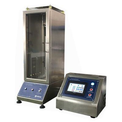 Harga bagus Peralatan Pengujian Flammability Vertical Flame Tester Untuk Tekstil Untuk Resistensi Api Setelah Api Dan Tendensi Panjang Char on line