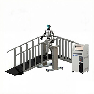 Harga bagus Robot Stair Climbing Test Station Stair Climbing Testing Equipment Specs Stair yang dapat disesuaikan Kontrol PLC Anti Fall Guardrails on line