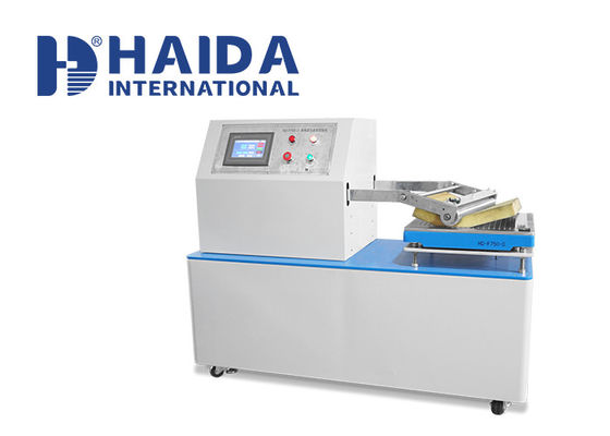 Harga bagus PLC Touch Screen Controller Paint Type Foam Roller Shear Machine Untuk Laboratorium on line